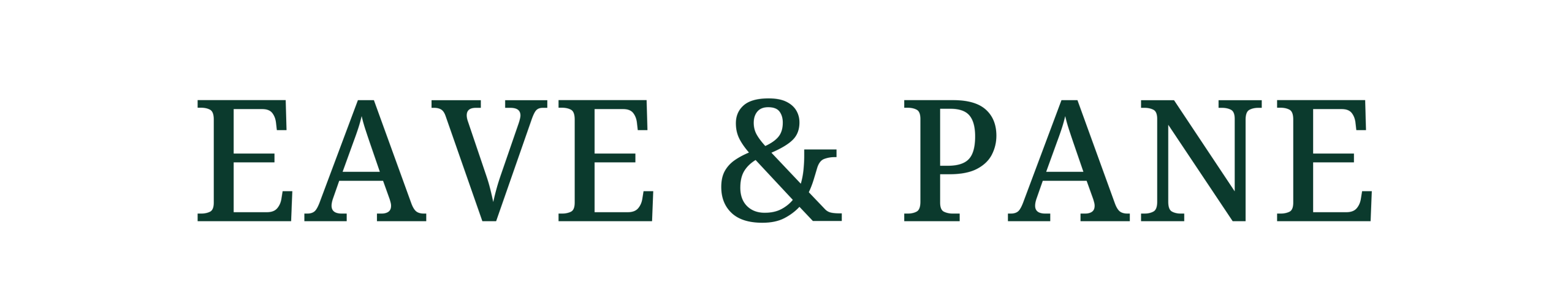 Eave and Pane